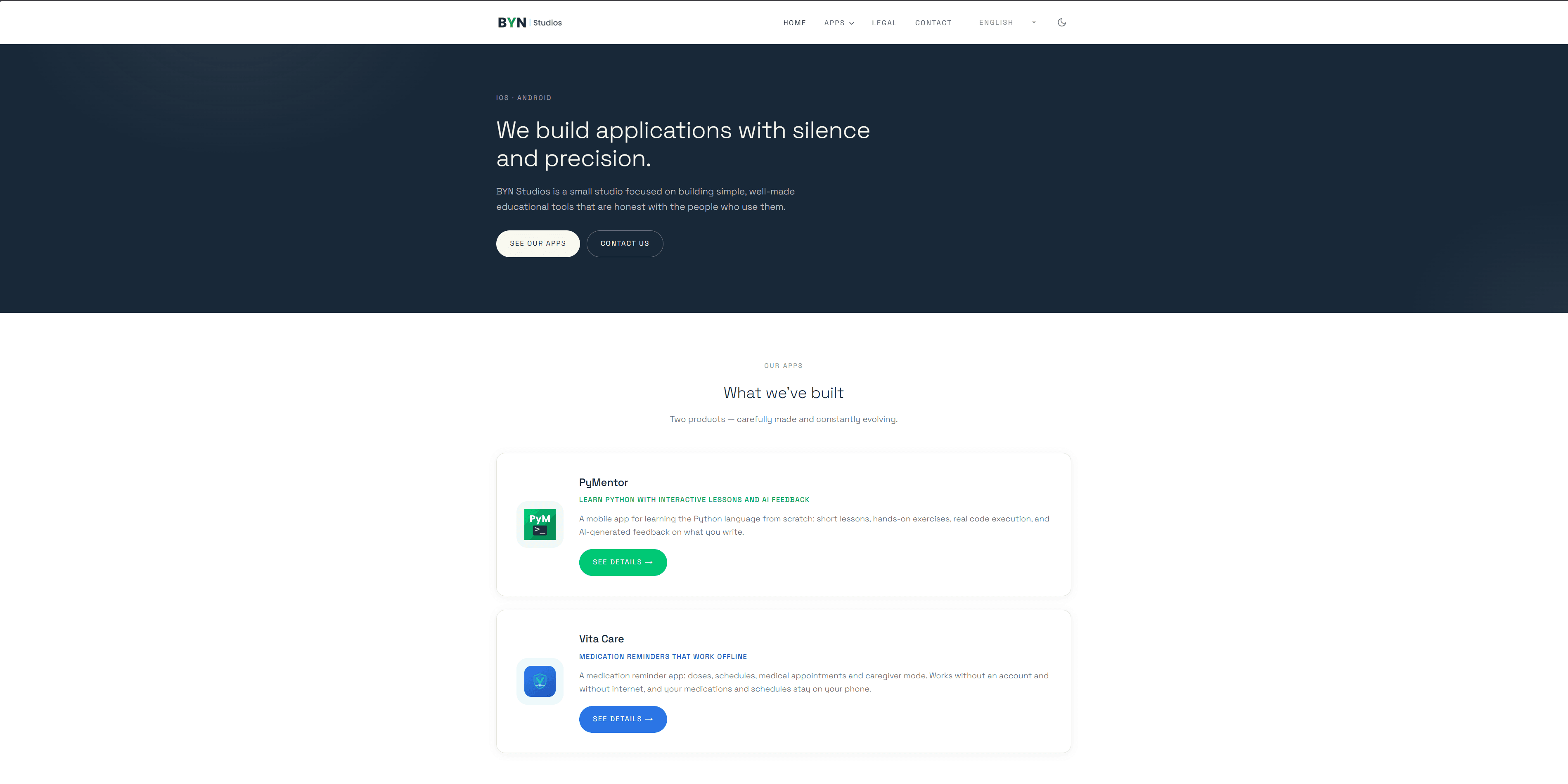BYN Studios — educational mobile apps